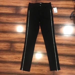 PAIGE Margot ankle zipper jeans - black